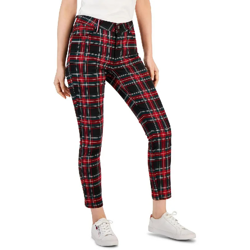 Women's Tailored Outfit Fashion Forward Outfits Tribeca Womens Plaid Crop Skinny Pants Women's Tailored Outfit Fashion Forward Outfits Tribeca Womens Plaid Crop Skinny Pants