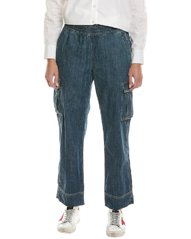 Women's Outerwear Clothing Nordic Minimalist Home Look James Perse Washed Medium Wash Cargo Jean